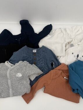 Baby Boy 0-3 Months Bundle Lot 1 Piece Footsies Old Navy Carters Garanimals